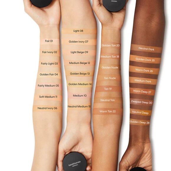 BareMinerals Original Foundation Powder Mini SPF 15~Medium Beige 12 2g NIP RARE! - Picture 7 of 11